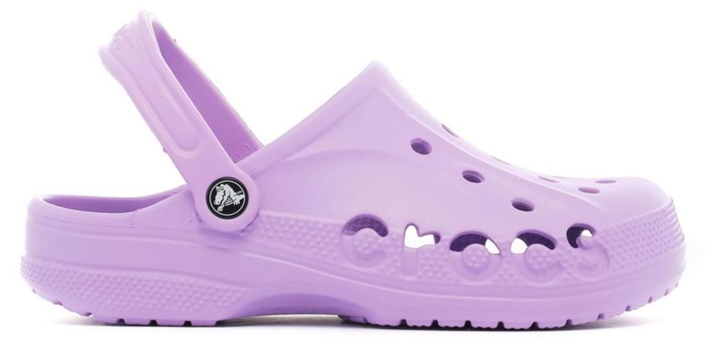 Crocs Damen Baya Clogs – Leichte Slip-On Freizeitschuhe aus Kunststoff in Violett