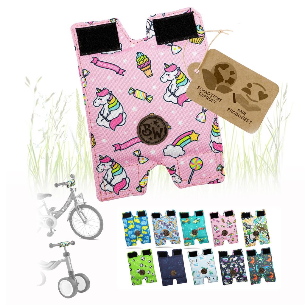 BambinIWelt Lenkerpolster, Lenkerschutz für Roller, Scooter, Fahrrad, Laufrad, Dreirad, für Puky Modelle, Modell 20 groß