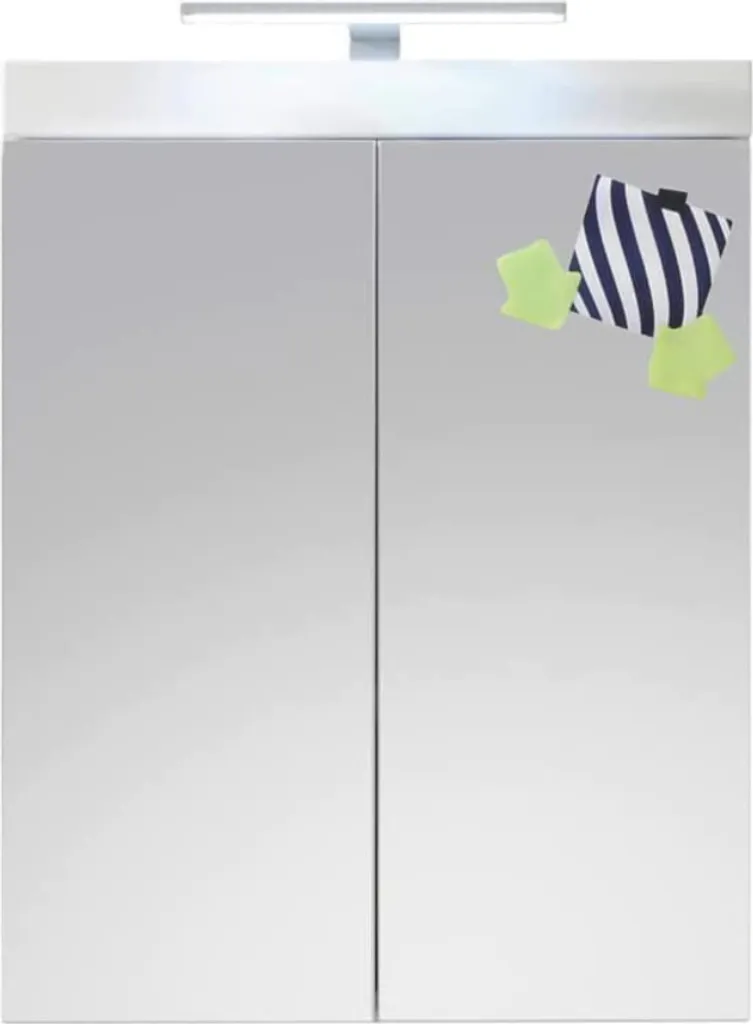 Miroir de salle de bain avec rangement LED Rootz pour organiser votre pièce