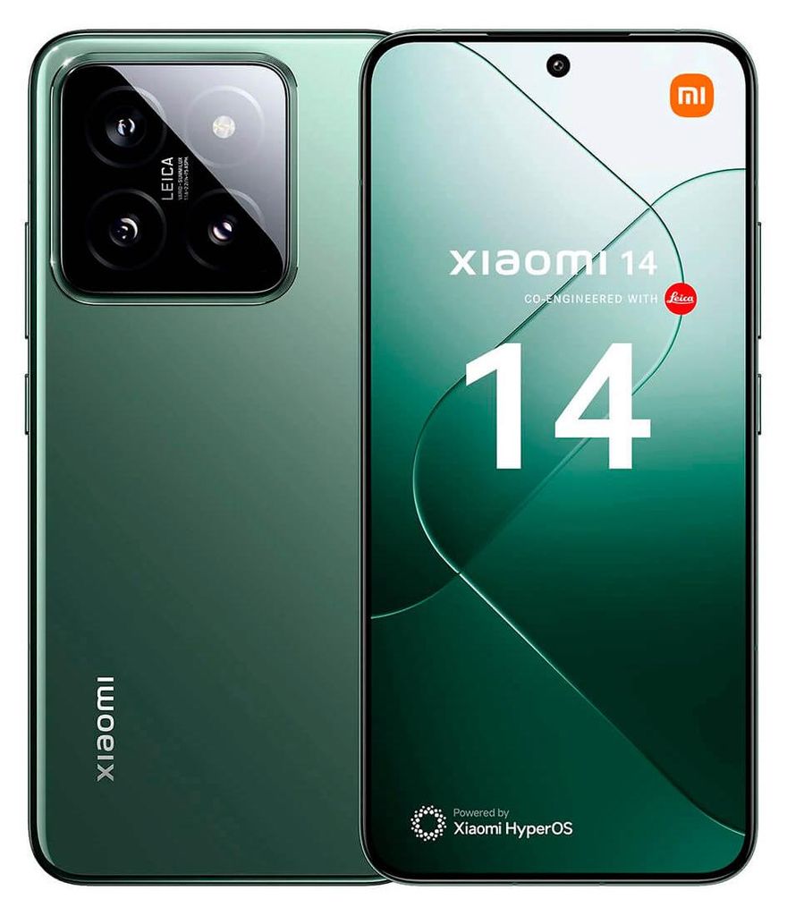 Xiaomi 14 5G 12 GB/256 GB Grün (Jade Green) Dual-SIM Produktbild 