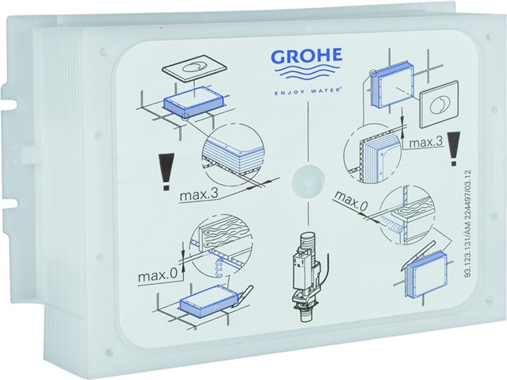 Grohe Rapid SL / Uniset Revisionsschacht für Spülkasten 0,82 m chrom - 42326000