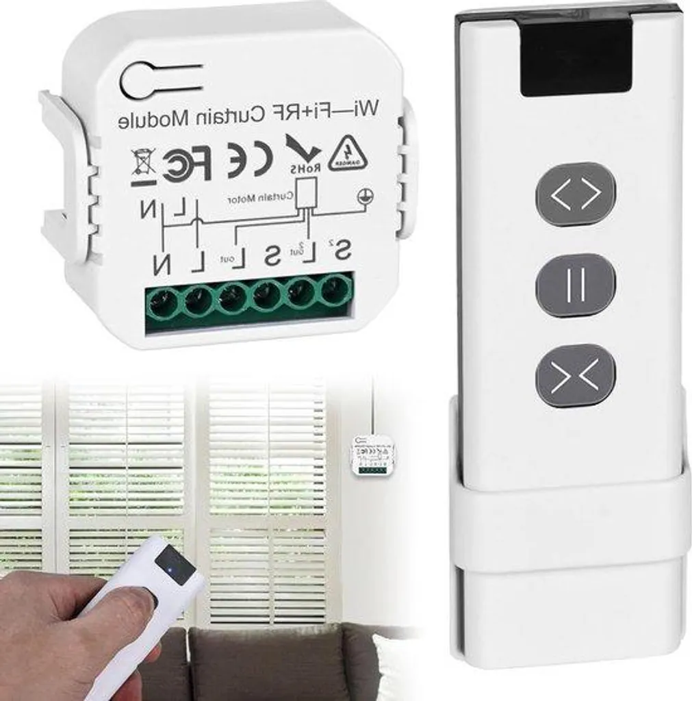 Rendre volets roulants connectés sans changer de moteur - Kit WiFi 433