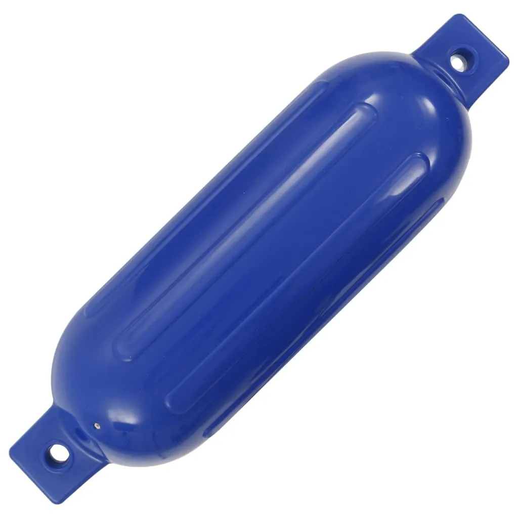 Pare-battage Bleu vidaXL en PVC Anti-UV 51 x 14 cm pour Ponton - 4 Pièces