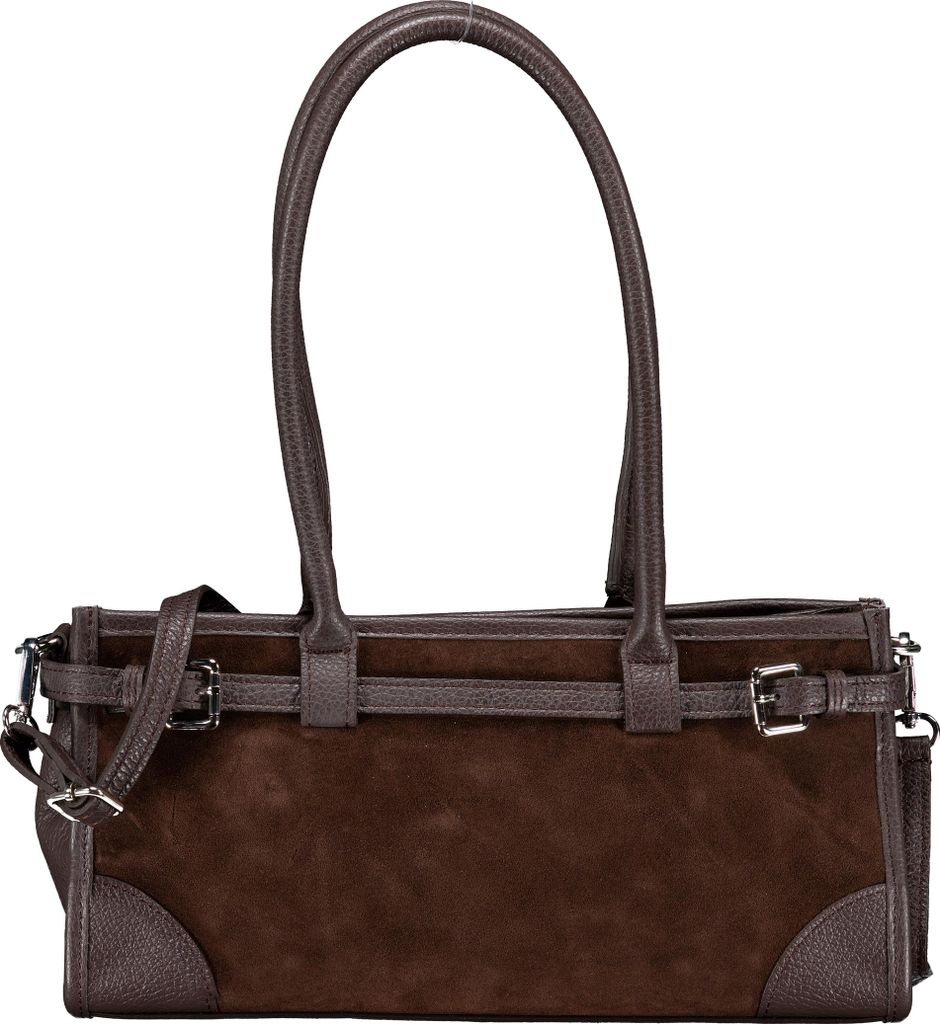 Hausfelder Manufaktur Shopper Velours Braun onesize