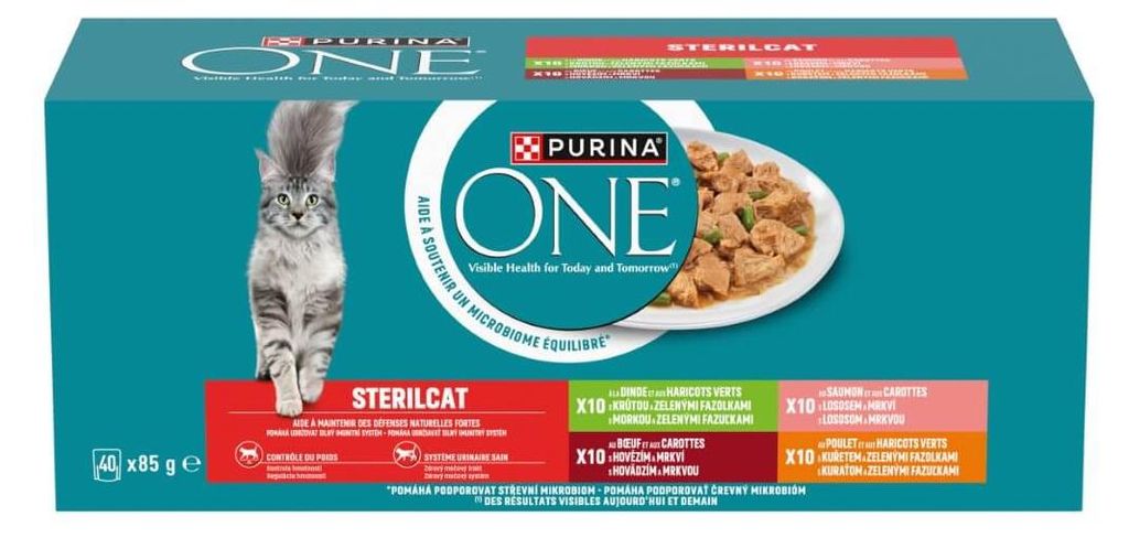 Purina ONE Sterilcat Multipack selezione deliziosa in succo Immagine del prodotto 