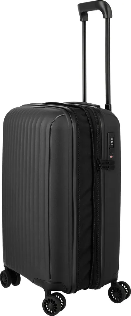 Trolley Travelite Skymate 4W Nero: Bagaglio a Mano Espandibile 1.9kg