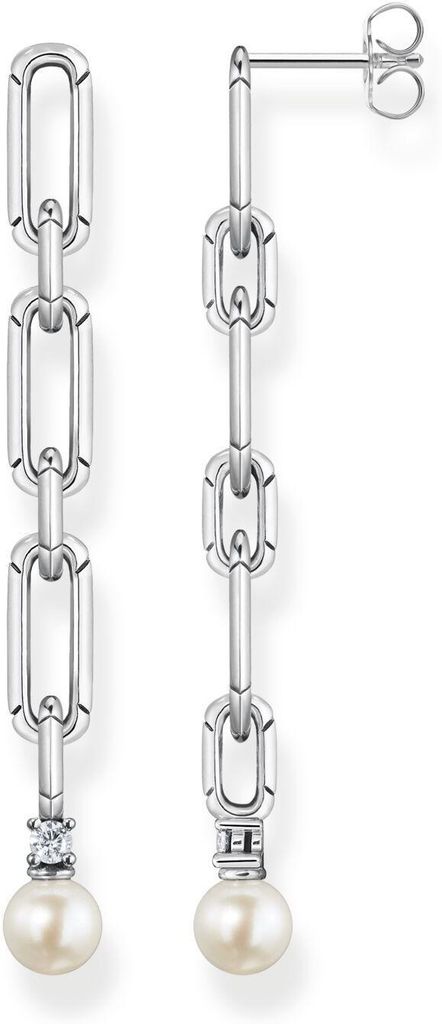 THOMAS SABO Ohrring "Glieder mit Perle" Silber H2206-167-14