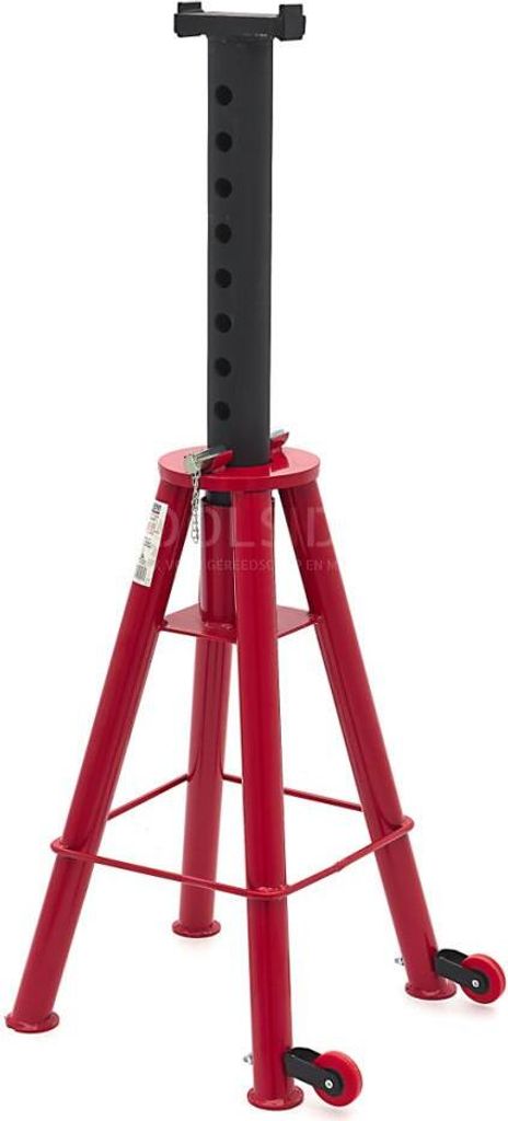 HBM-Achsstütze für Schwerlasten bis 12 Tonnen, extra hoch, 80–120 cm