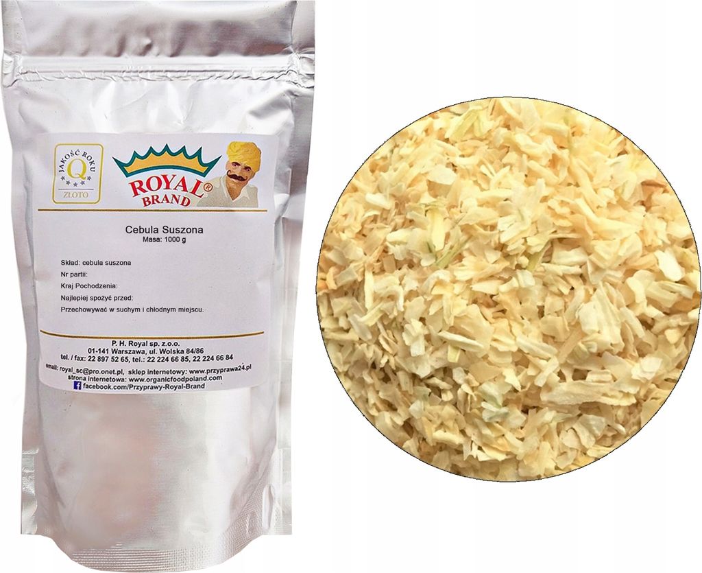 Cebula granulowana opakowanie 1 kg HoReCa Zdjęcie produktu 