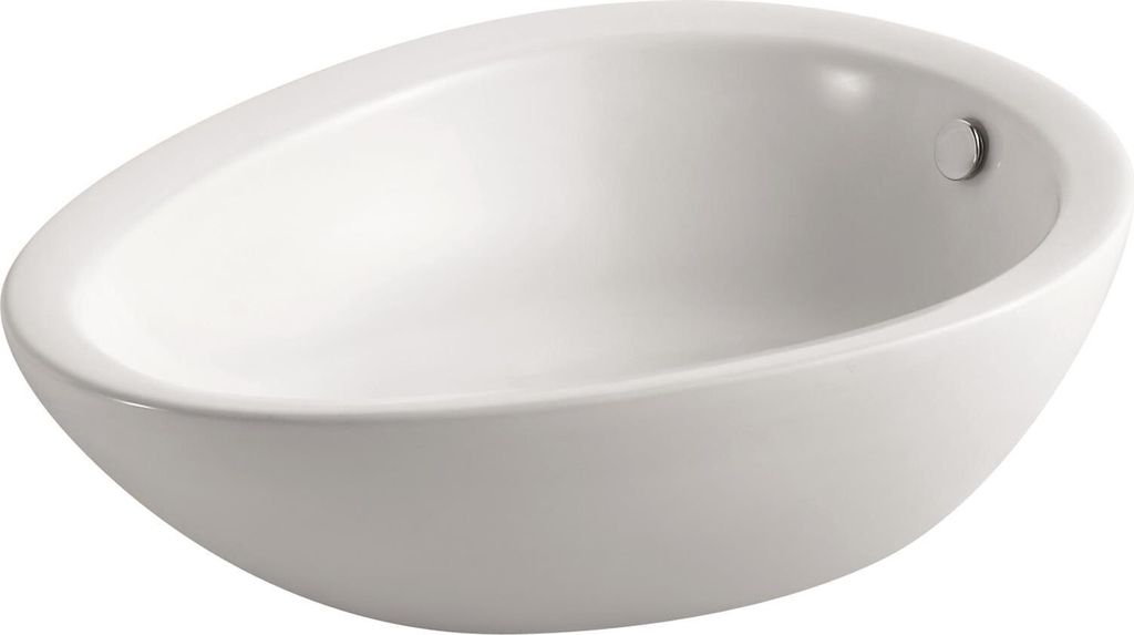 Beitz & Walz AqvaCeramica Aufsatzbecken 500 x 390 mm weiß