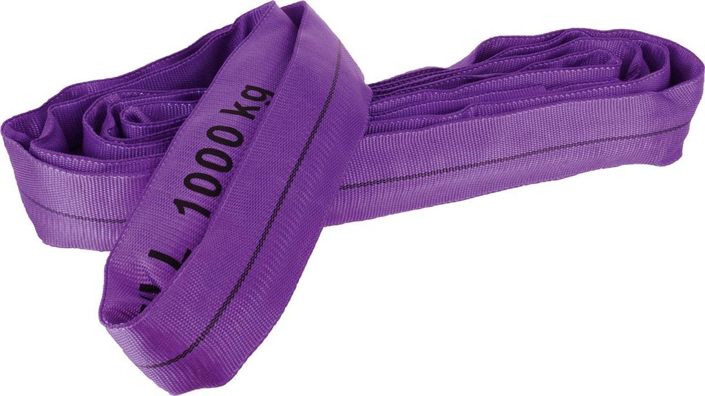 TRIUSO Rundschlinge, 1t, 0,5m,violett, aus Polyester als Endlosstrang - RSV11
