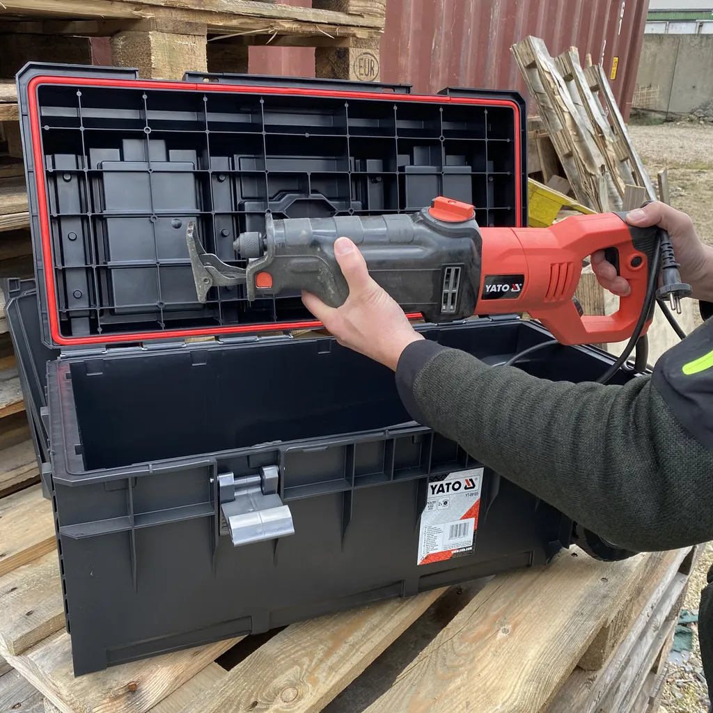 Mallette à outils 793mm mobile avec roues et grande capacité 98L - 12