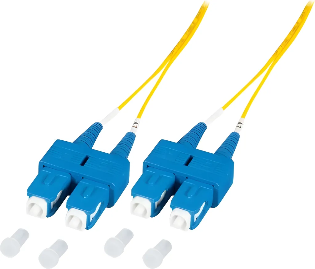 Jarretière optique monomode SC-SC 3m OS2 Duplex LSZH fine de 1.2mm