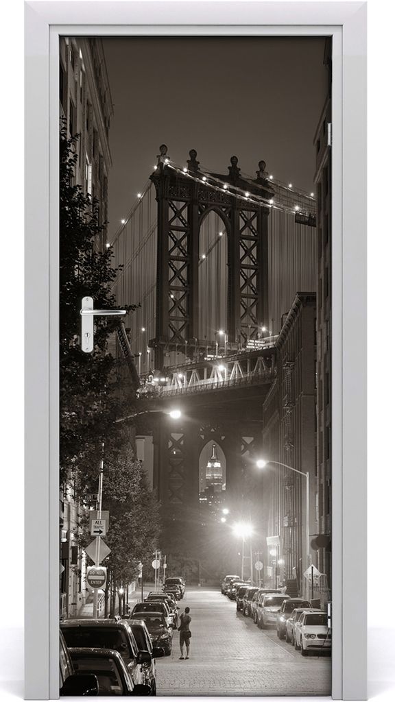 Tulup Türaufkleber 85x205 cm Dekorative Aufkleber Selbstklebend Wasserdichte Tapete Abnehmbar Schlafzimmer Wohnzimmer Wohnkultur - Manhattan New York