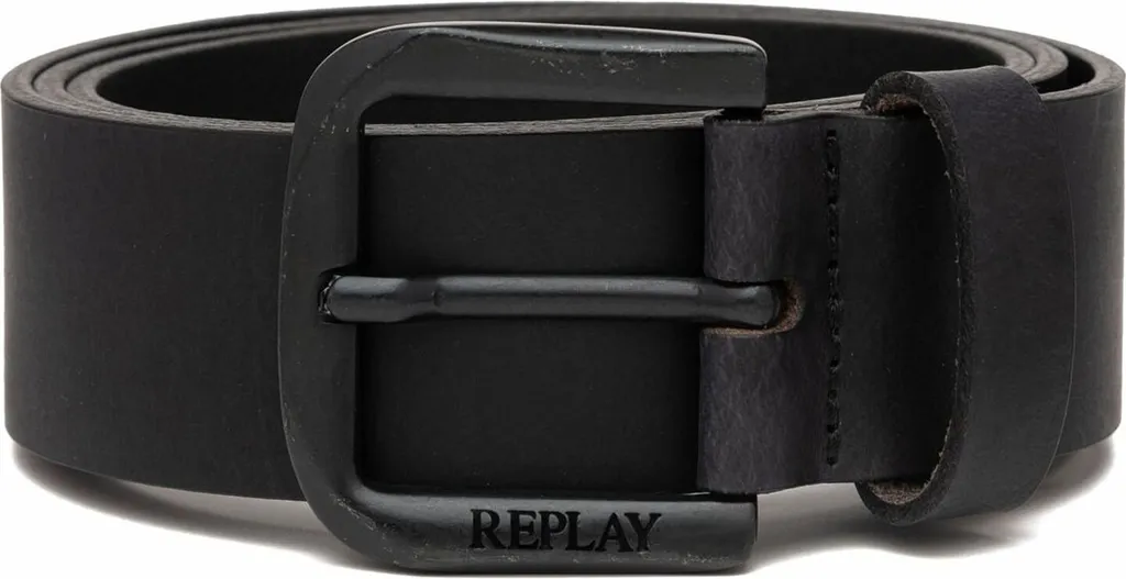 REPLAY Pelle cintura Belt W85 Black nero