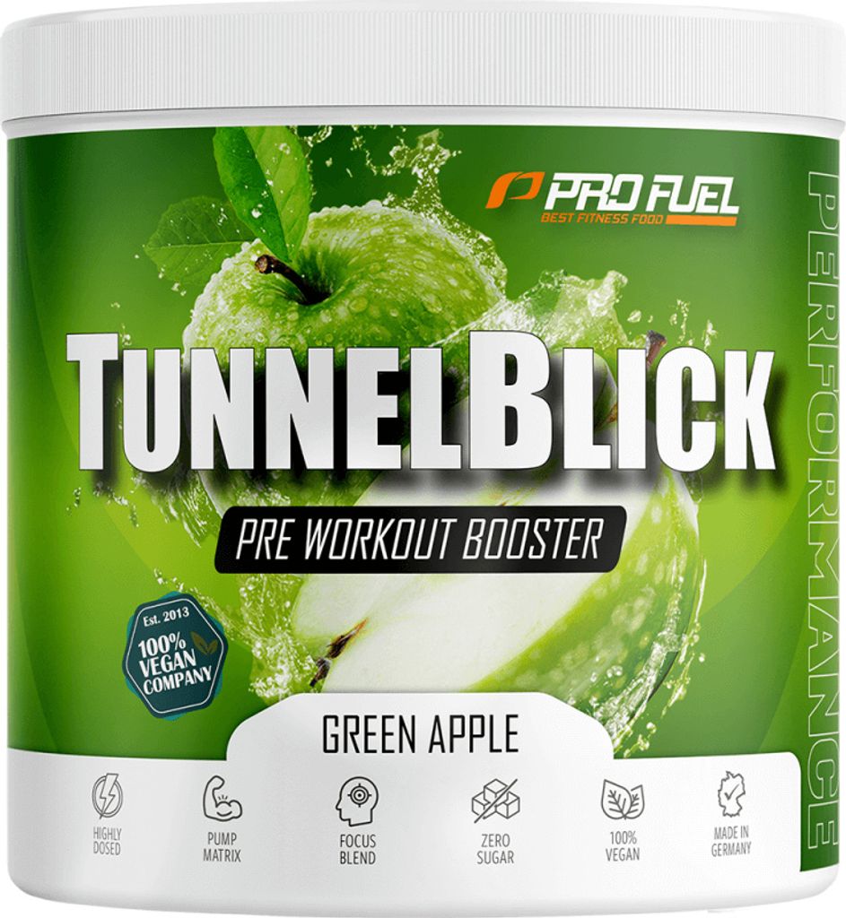 ProFuel Tunnelblick (20 Serv) Green Apple - Pre-Workout - Pre-Workout Booster