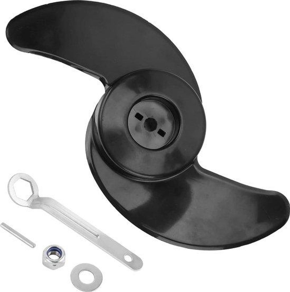 Kunststof Propeller 2 Bladen Elektrische Trolling Motor Kit - Binnenbohrmotor 50lb 60lb 68lb 88lb 12V 24V Accessoire