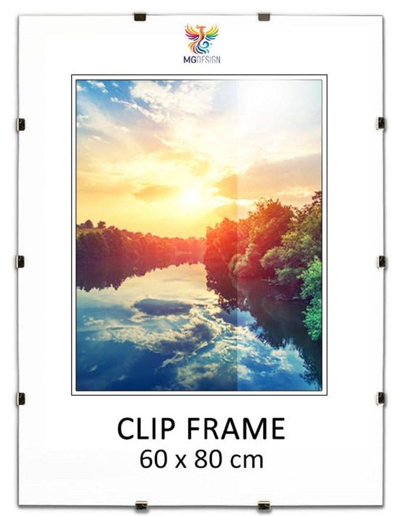 MG Design Cliprahmen 60 x 80 cm - rahmenloser Bilderrahmen Produktbild 
