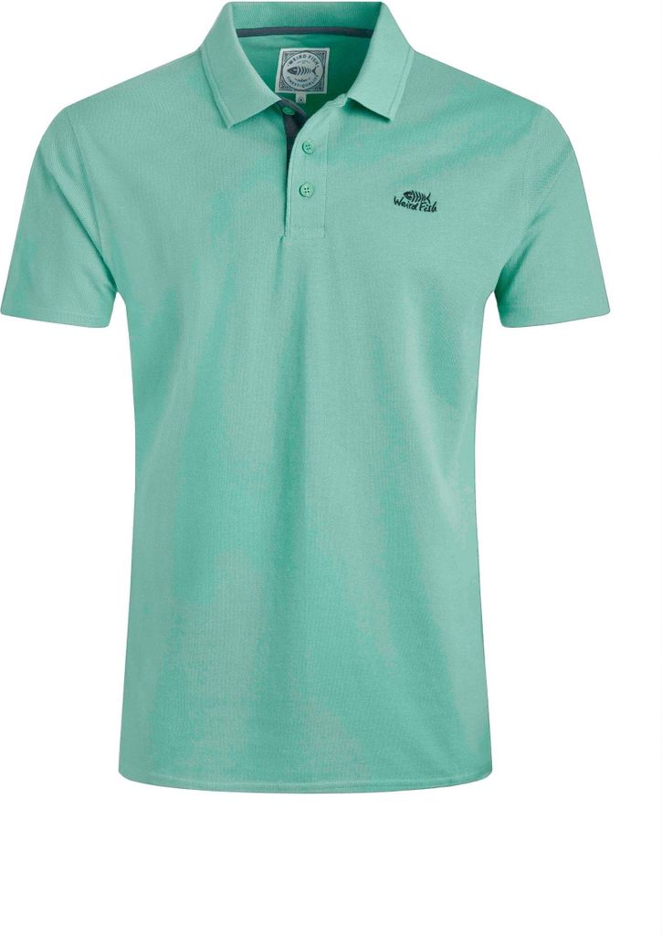 Weird Fish - "Miles" Poloshirt Baumwolle aus biologischem Anbau für Herren WF300 (XXL) (Aquamarinblau)