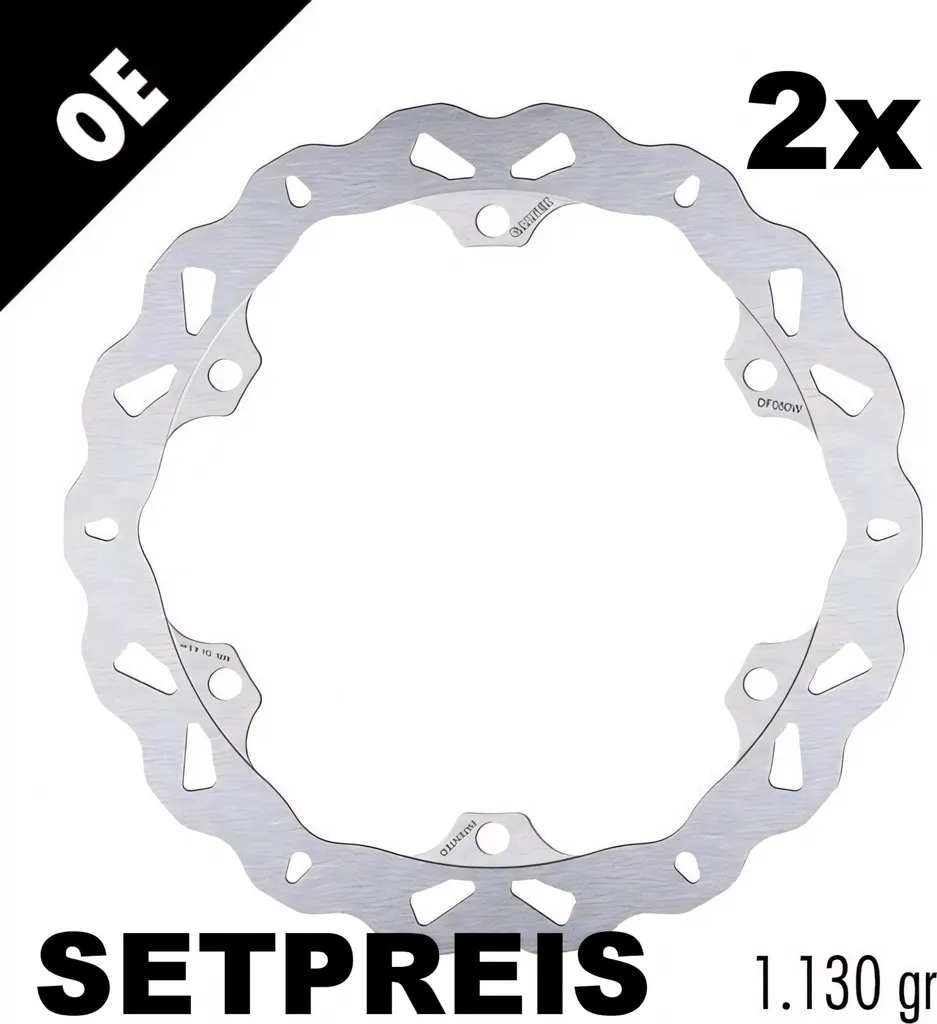 Paire disques Galfer DF080W WAVE rigides 320x5mm Honda CBR 650 14-22