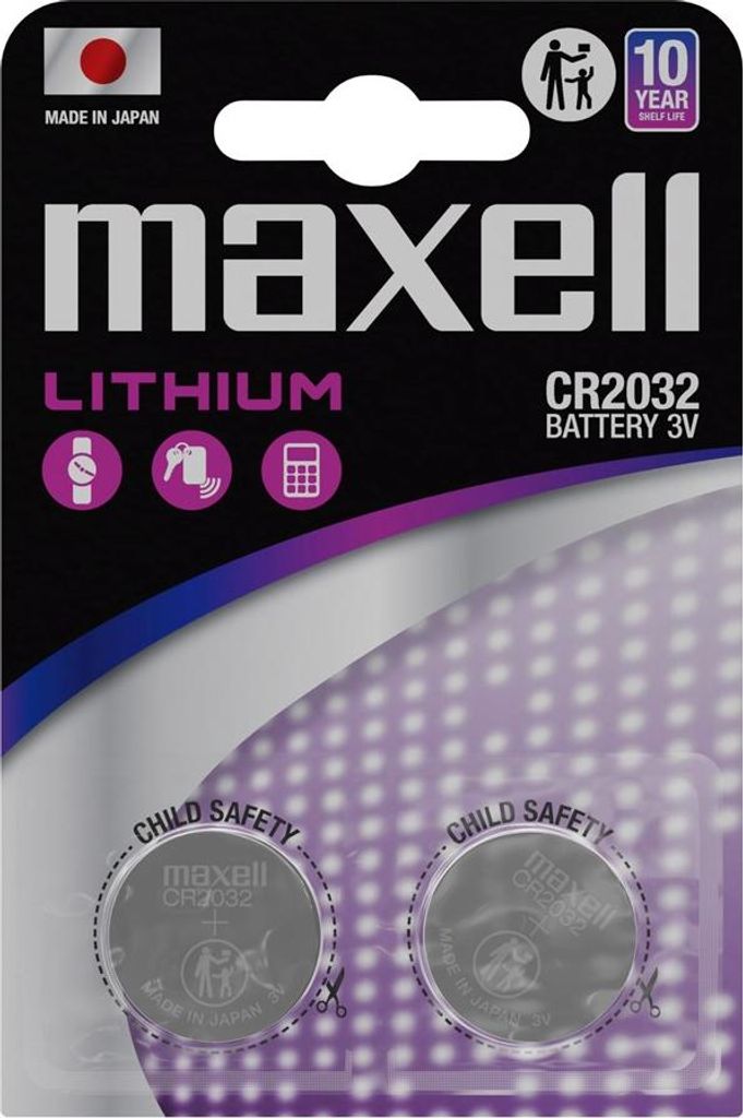 MAXELL CR2032 Spezialbatterie 2 Stk. (12238500)