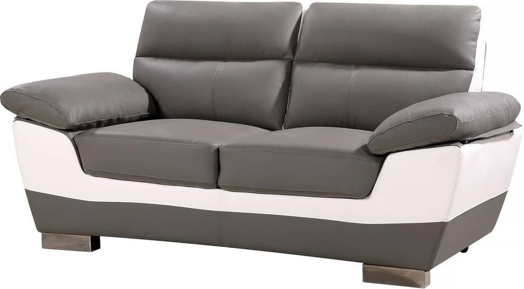 Ledersofa aus rekonstituiertem Leder und PVC "Dallas" - 210 Produktbild 