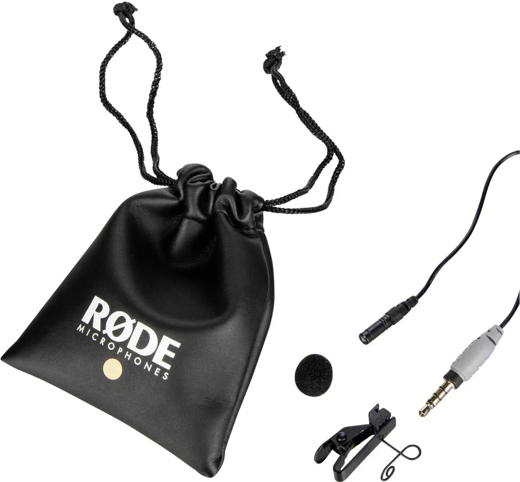 RODE smartLav+ Microphone Lavalier Omnidirectionnel pour Smartphone 3,5mm