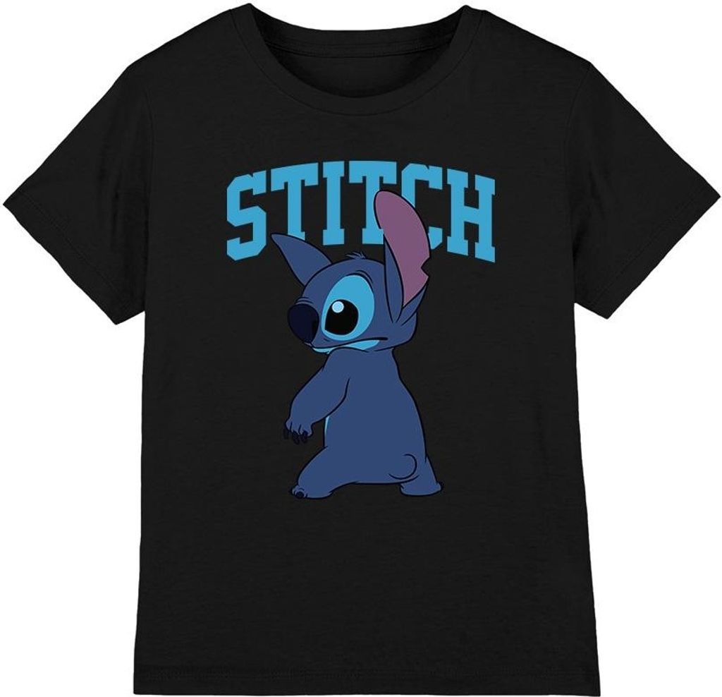 Lilo & Stitch - T-Shirt für Kinder TV4831 (152-158) (Schwarz)