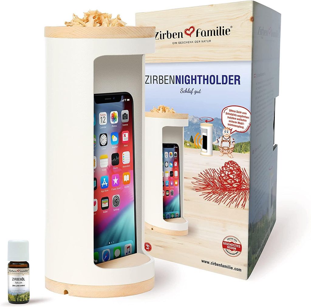 Zirbenfamilie Nightholder WEISS Produktbild 
