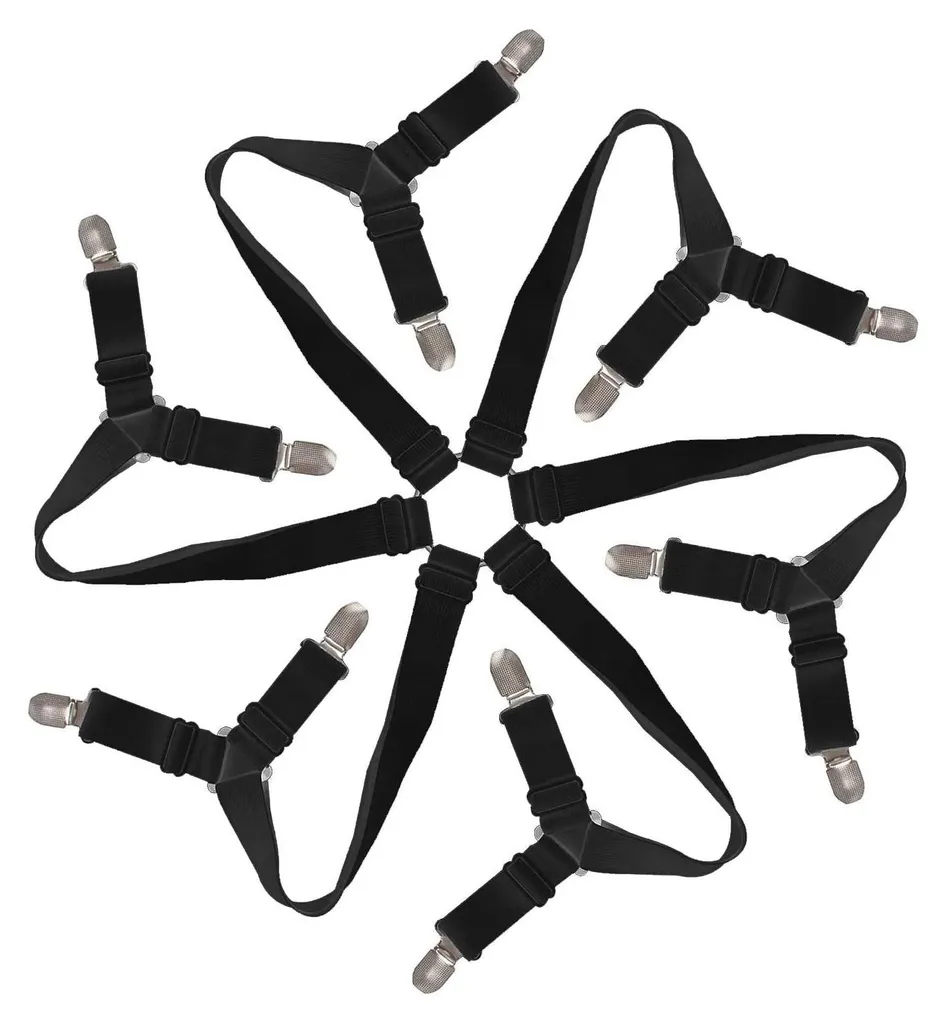 Tendeur de drap housse réglable et élastique pour lit rond ou carré