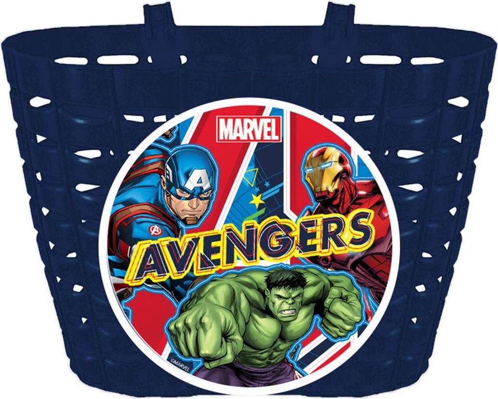 Marvel Avengers Fahrradkorb Robuster Korb für Fahrräder Produktbild 