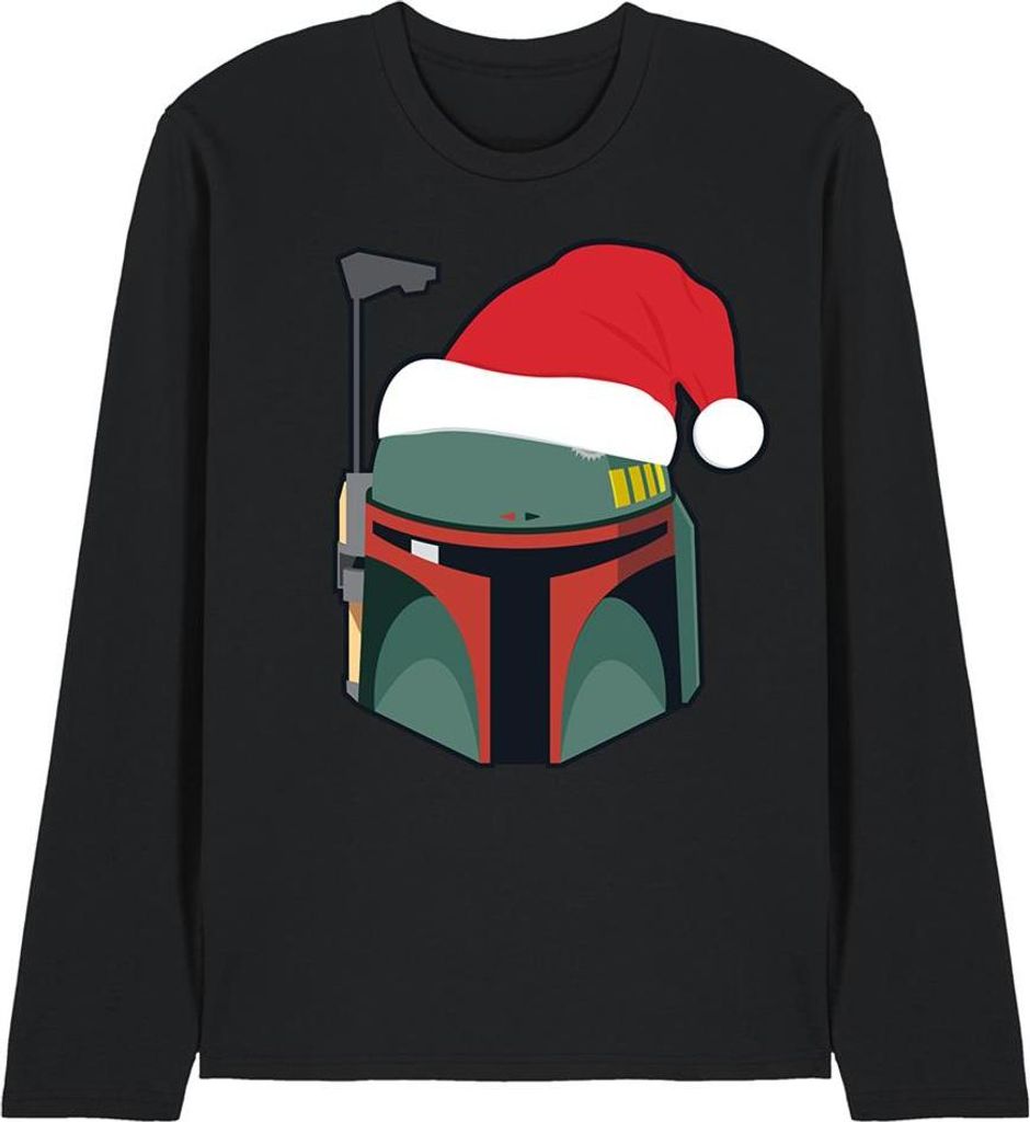 Star Wars - T-Shirt für Herren/Damen Uni, Langärmlig TV26346 (S) (Schwarz)