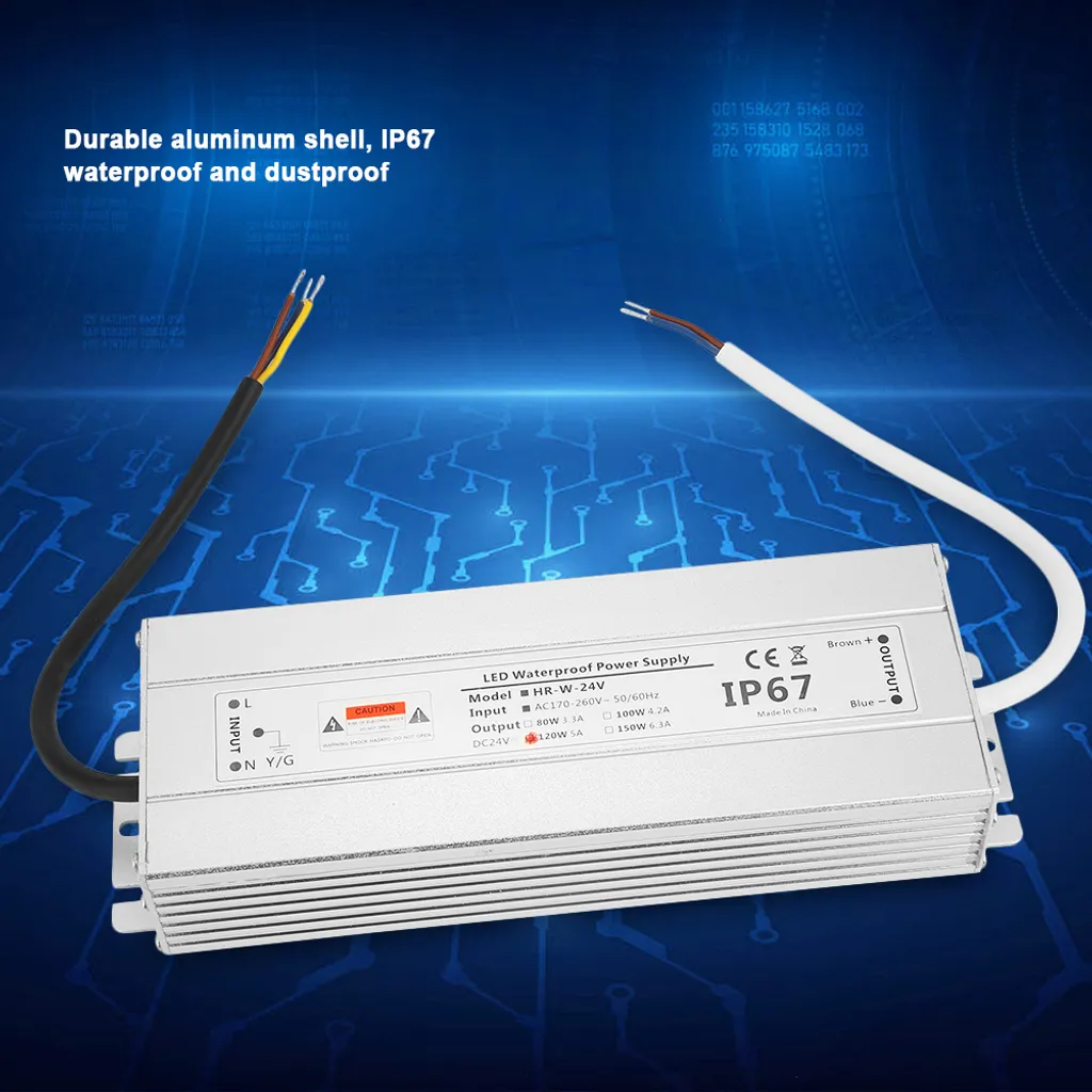 Alimentation LED 24V étanche IP67 haute performance - Transformateur LED - 6