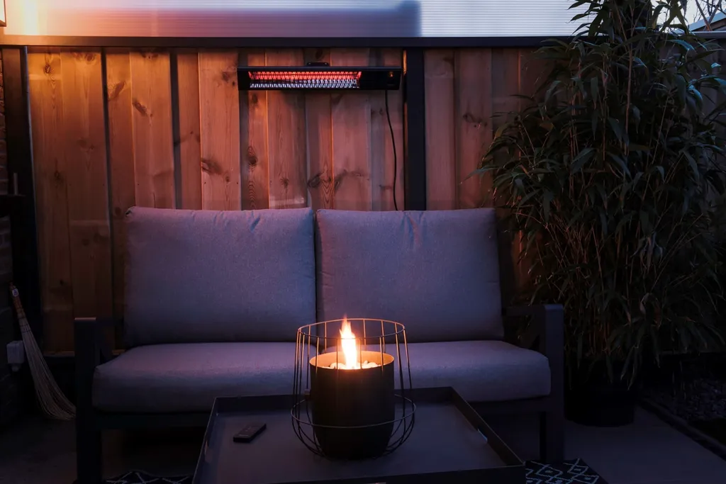 Chauffage Extérieur Triangle Dark Smart 2500W avec Variateur et App - 7