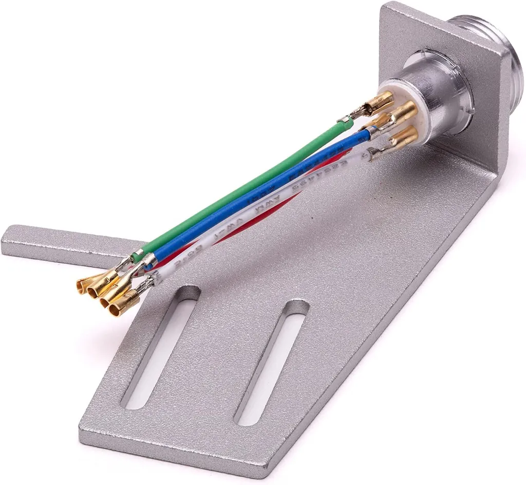 Porte-cellule Headshell pour Bras de Lecture Lenco B-52 Argenté HS-22 - 2