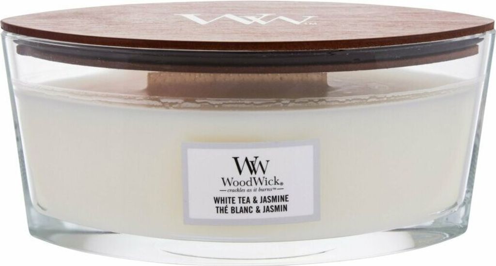 WoodWick White Tea & Jasmine, Ďalší, Biela, Jazmín, Čaj, 1 Obrázok produktu 