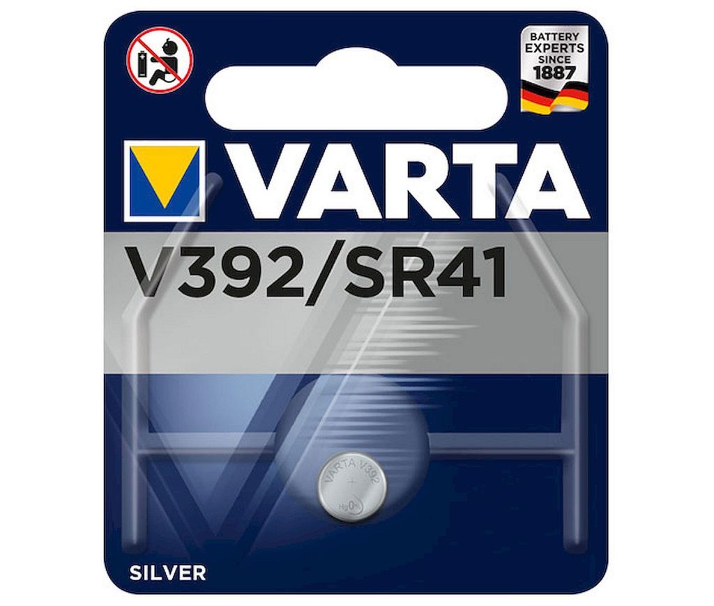 Varta -V392, Einwegbatterie, Siler-Oxid (S), 1,55 V, 1 Produktbild 