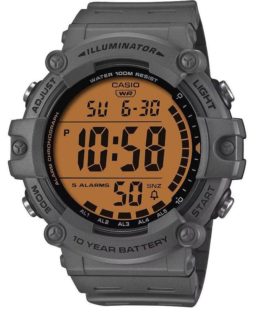 CASIO, horloge, grijs, heren, Casio-AE-1500WHC-8AVEF Productafbeelding 