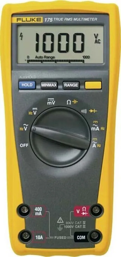 Multimètre Numérique Fluke 175 Véritable RMS Capacité et Fréquence Pro