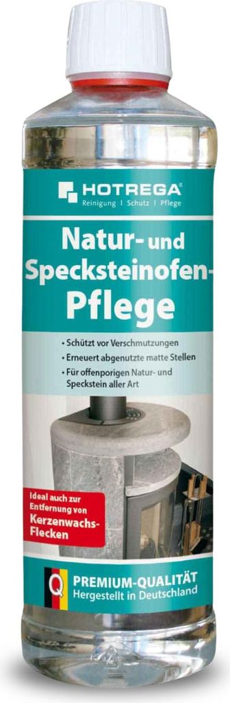 HOTREGA Natur und Specksteinofen Pflege 500ml - Speckstein Schutz + Pflegemittel