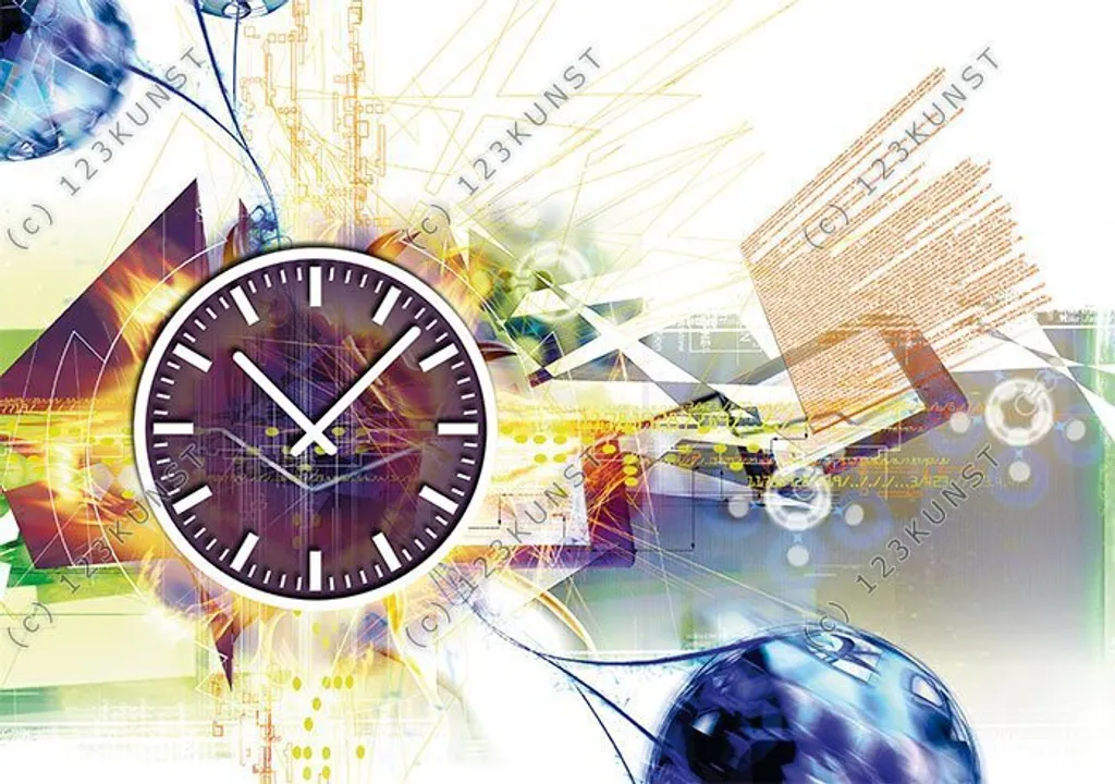 3896 Orologio da parete di design Dixtime, orologi da parete, orologio moderno da salotto 35cm x 50cm