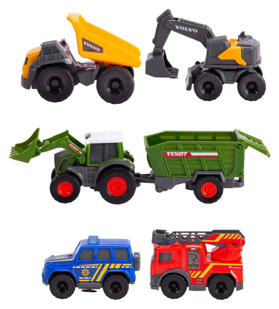 Dickie Toys Zestaw Pojazdów Miejskich 6 sztuk Zdjęcie produktu 