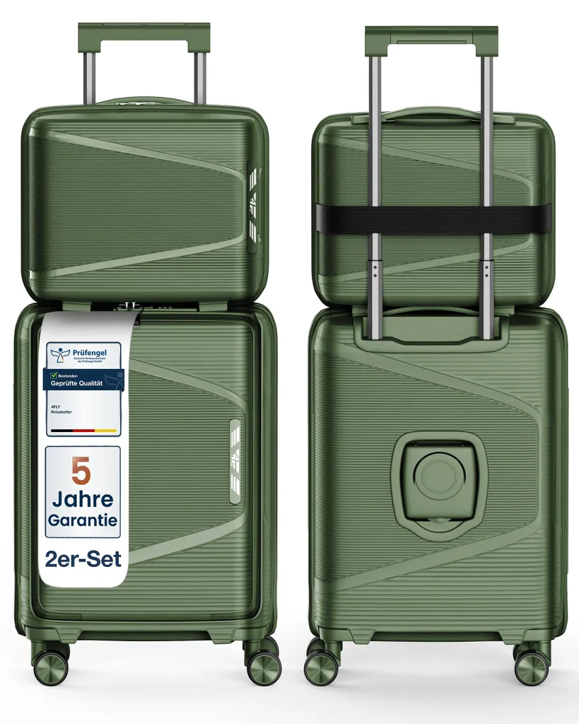Valise cabine anti-choc 4FLY : finis les problèmes de batterie et vol
