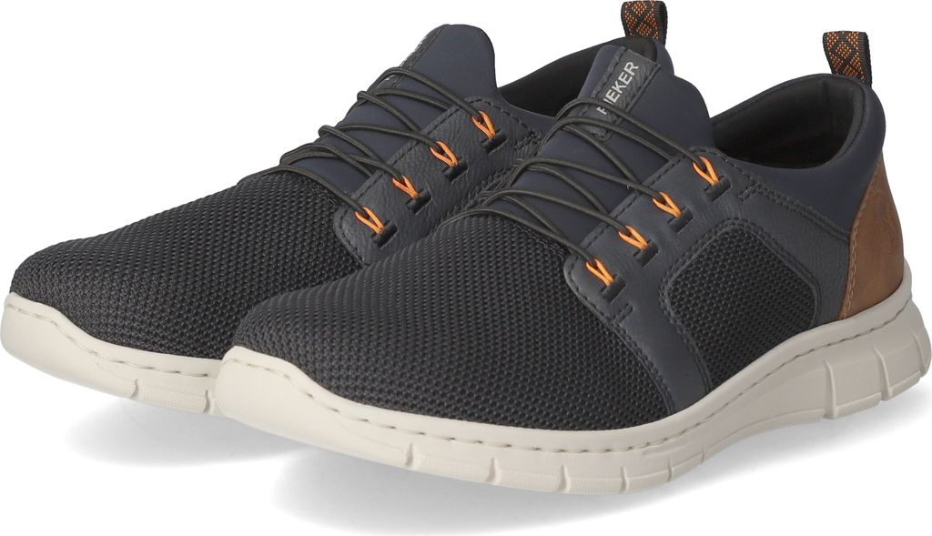 Rieker Herren Schuh Sneaker/ Slip-On Sneaker Blau Synthetik Produktbild 