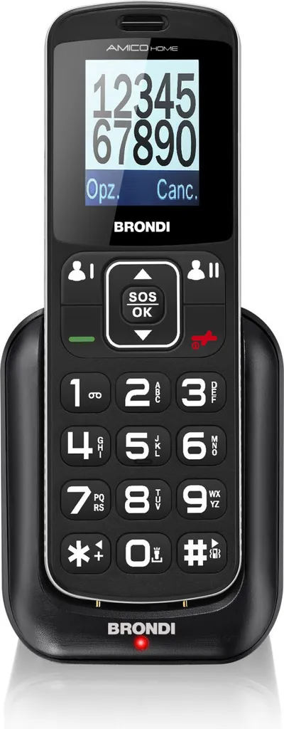 Téléphone Mobile Brondi Amico Home : Fini les Touches Trop Petites !