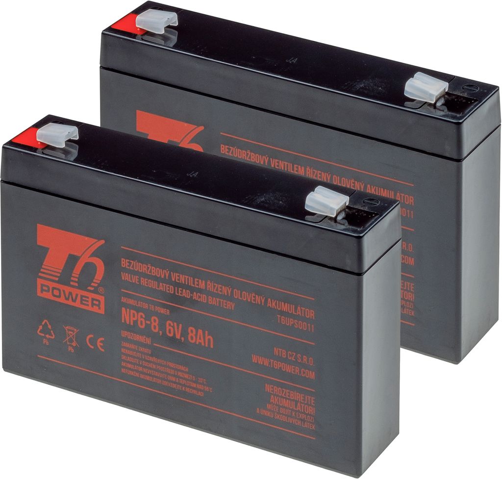T6 Power Akkusatz für APC Smart-UPS PS250i, VRLA, 6 V