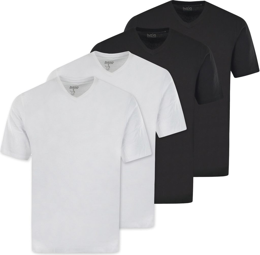 hajo Herren T-Shirt, 4er Pack - Basic, Kurzarm, Produktbild 