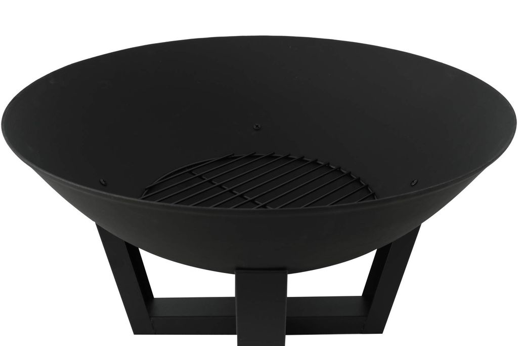 Kynast Hochrand Feuerschale Stahl schwarz 60 x 34 cm Garten Produktbild 4