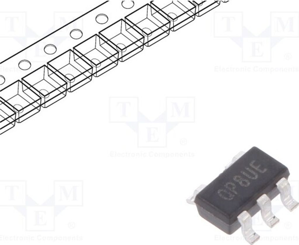 5x IC: Spannungsstabilisator 2,5V ,Linie,geregelt(nein) 0,15A AP7331-25WG-7 Gereg