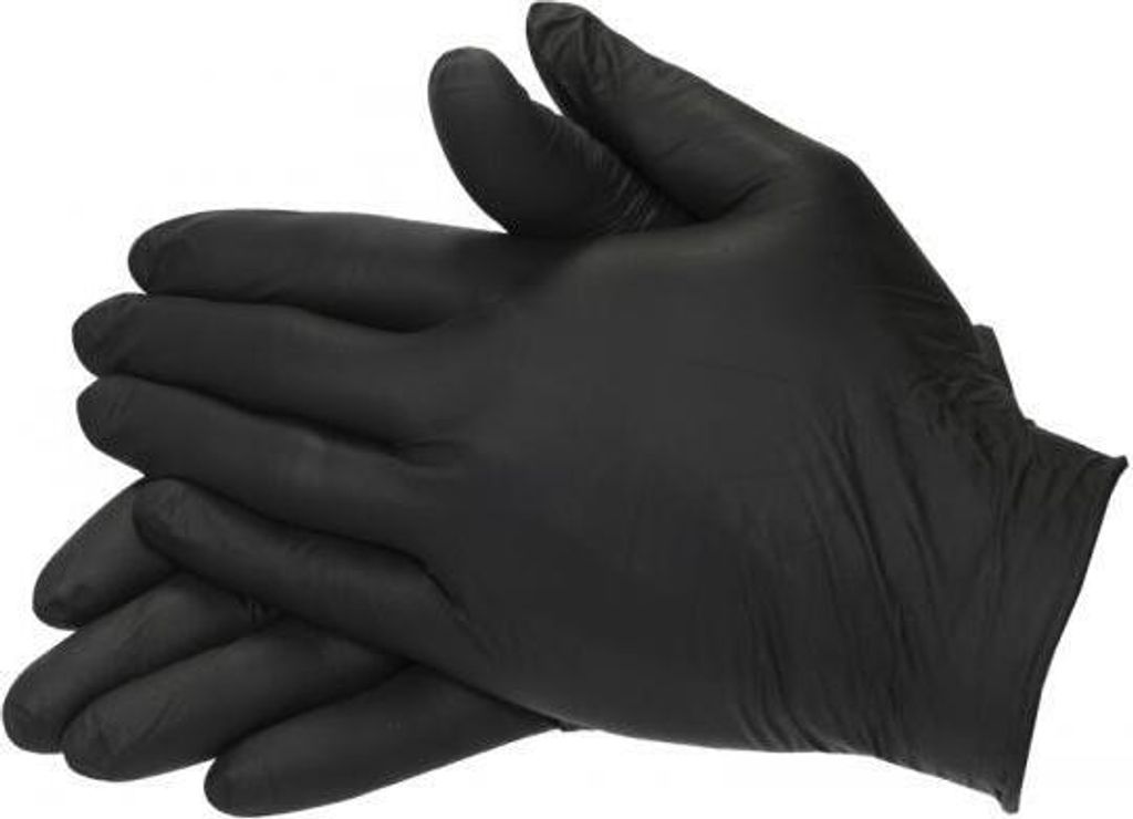 Gebol Einweghandschuh Black Nitril ungepudert Gr. L, 80 Stück